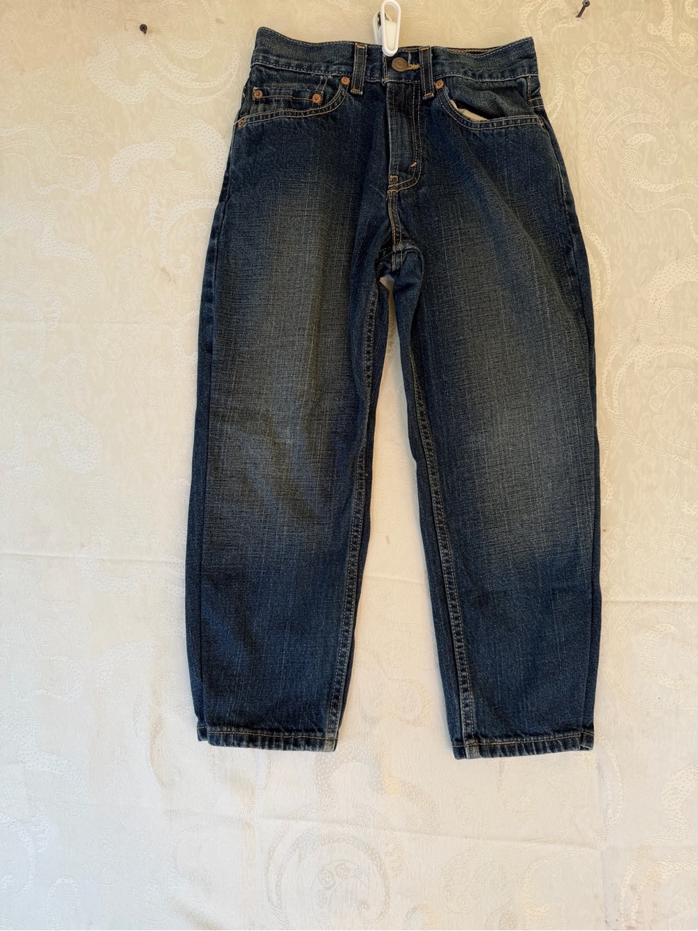Kids Dark Blue Relaxed Fit Levi’s Jeans